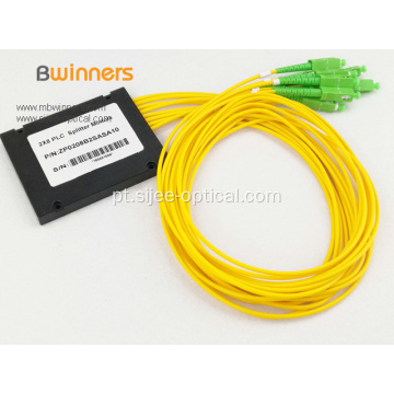 2X8 Sc Apc Conector Cassete Fiber Plc Splitter